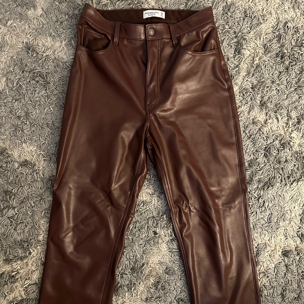 Abercrombie and Fitch Faux Leather Pants